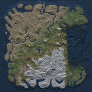Thumbnail Rust Map: Procedural Map, Size: 6000, Seed: 1480355751, 17 Monuments