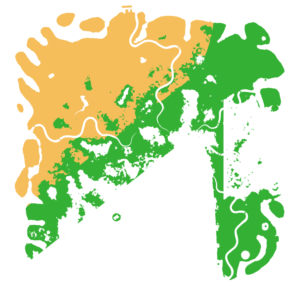 Biome Rust Map: Procedural Map, Size: 6000, Seed: 1480355751