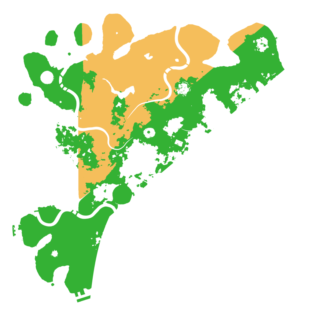 Biome Rust Map: Procedural Map, Size: 4300, Seed: 298700754