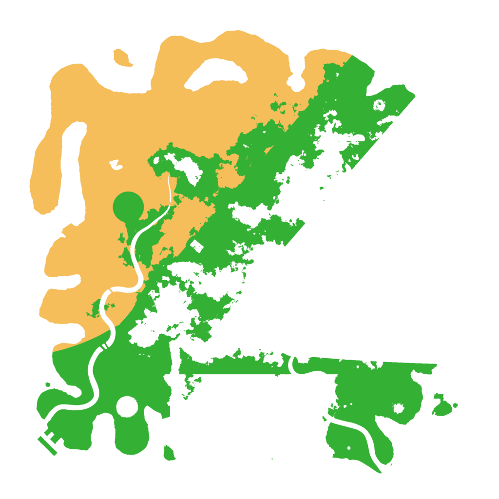 Biome Rust Map: Procedural Map, Size: 4250, Seed: 1025366794