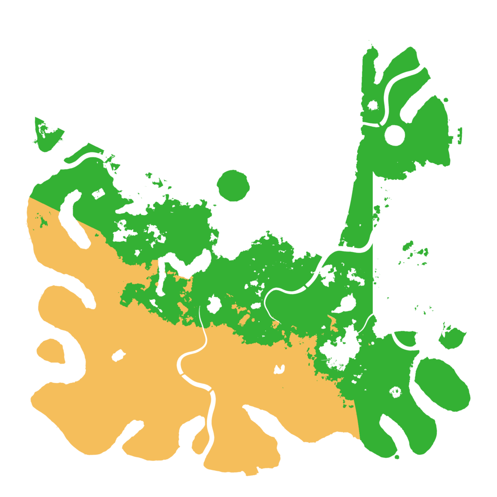 Biome Rust Map: Procedural Map, Size: 4500, Seed: 915691