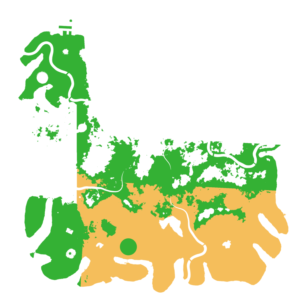 Biome Rust Map: Procedural Map, Size: 4800, Seed: 42467