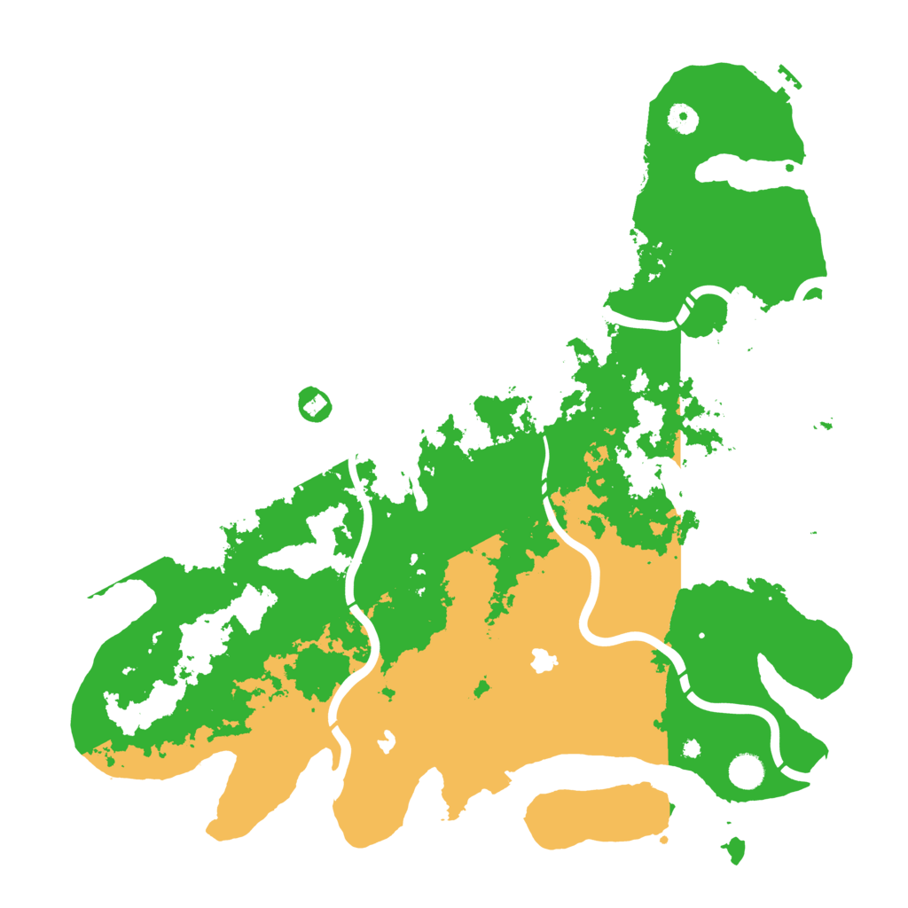 Biome Rust Map: Procedural Map, Size: 4500, Seed: 921323991
