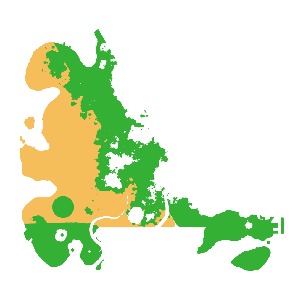Biome Rust Map: Procedural Map, Size: 3700, Seed: 2606042