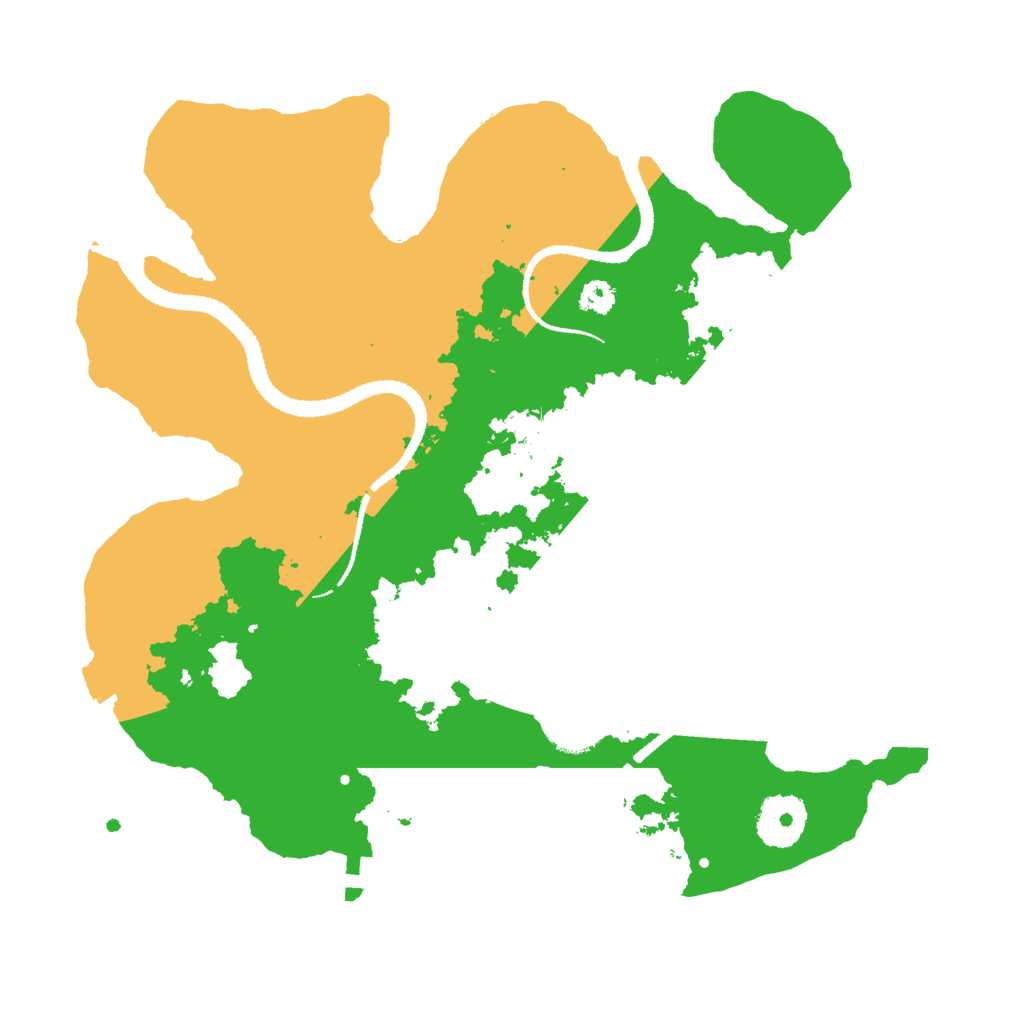 Biome Rust Map: Procedural Map, Size: 3000, Seed: 1220684094