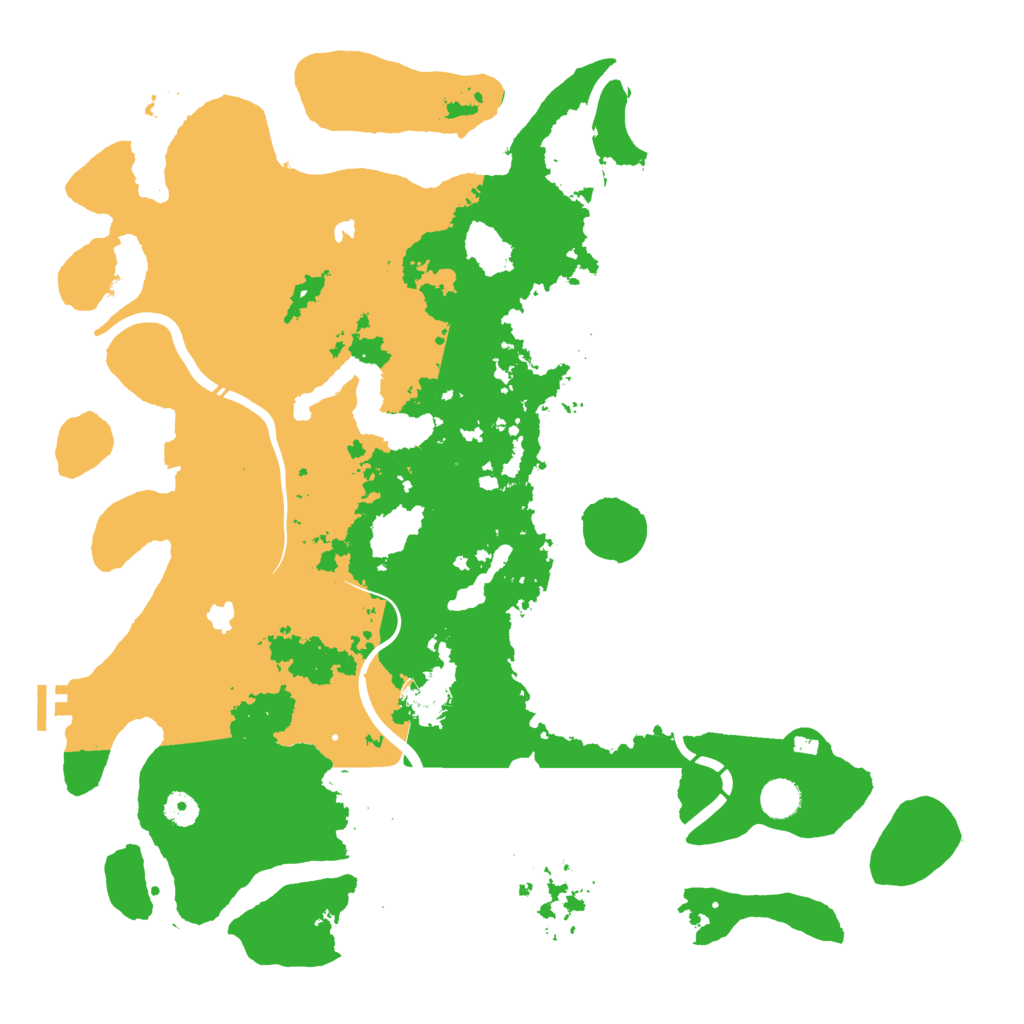 Biome Rust Map: Procedural Map, Size: 4500, Seed: 1864903394