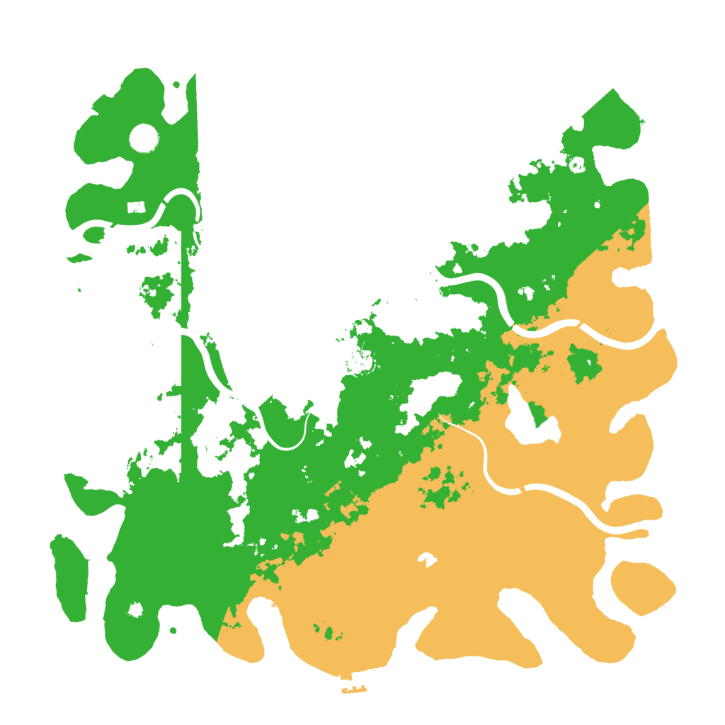 Biome Rust Map: Procedural Map, Size: 4400, Seed: 283572