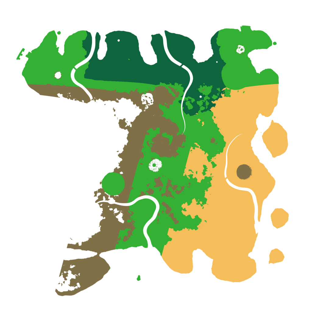 Biome Rust Map: Procedural Map, Size: 3650, Seed: 34971050