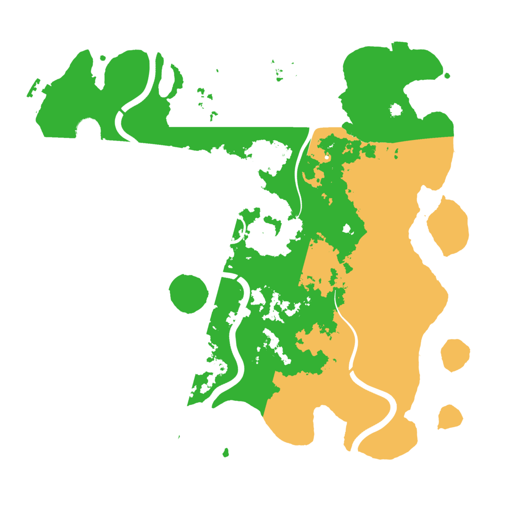 Biome Rust Map: Procedural Map, Size: 3650, Seed: 34971050