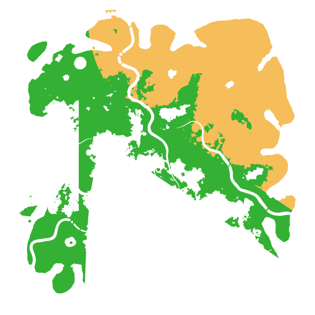 Biome Rust Map: Procedural Map, Size: 4500, Seed: 586085928