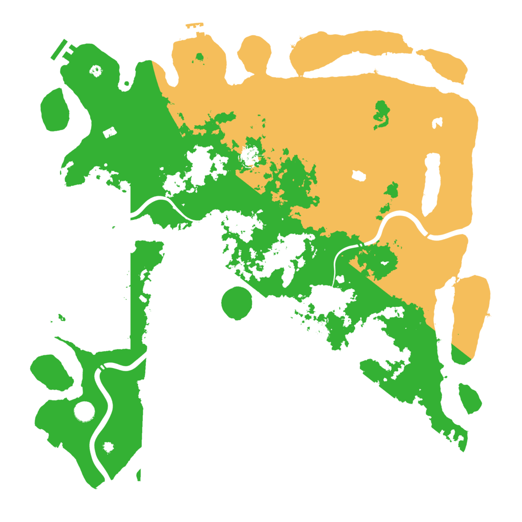 Biome Rust Map: Procedural Map, Size: 4500, Seed: 167783474