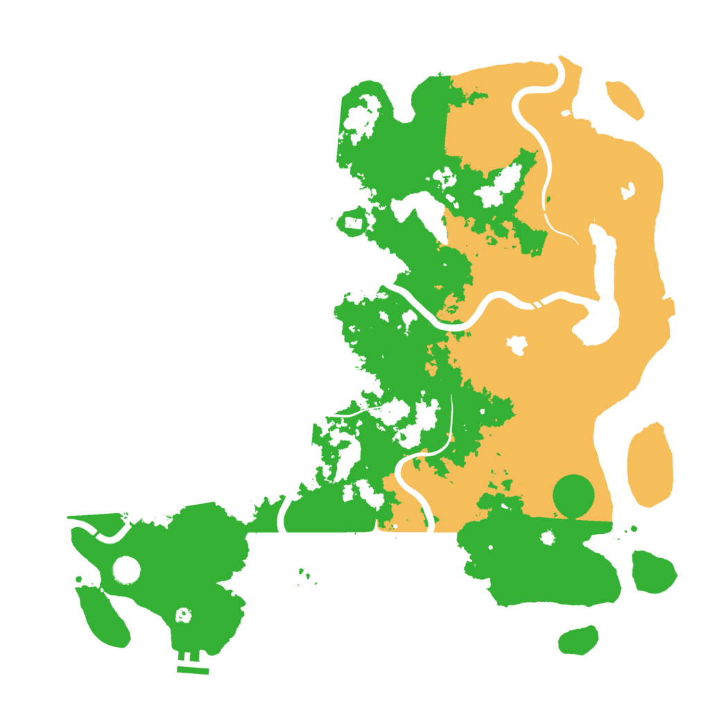 Biome Rust Map: Procedural Map, Size: 4500, Seed: 977910860