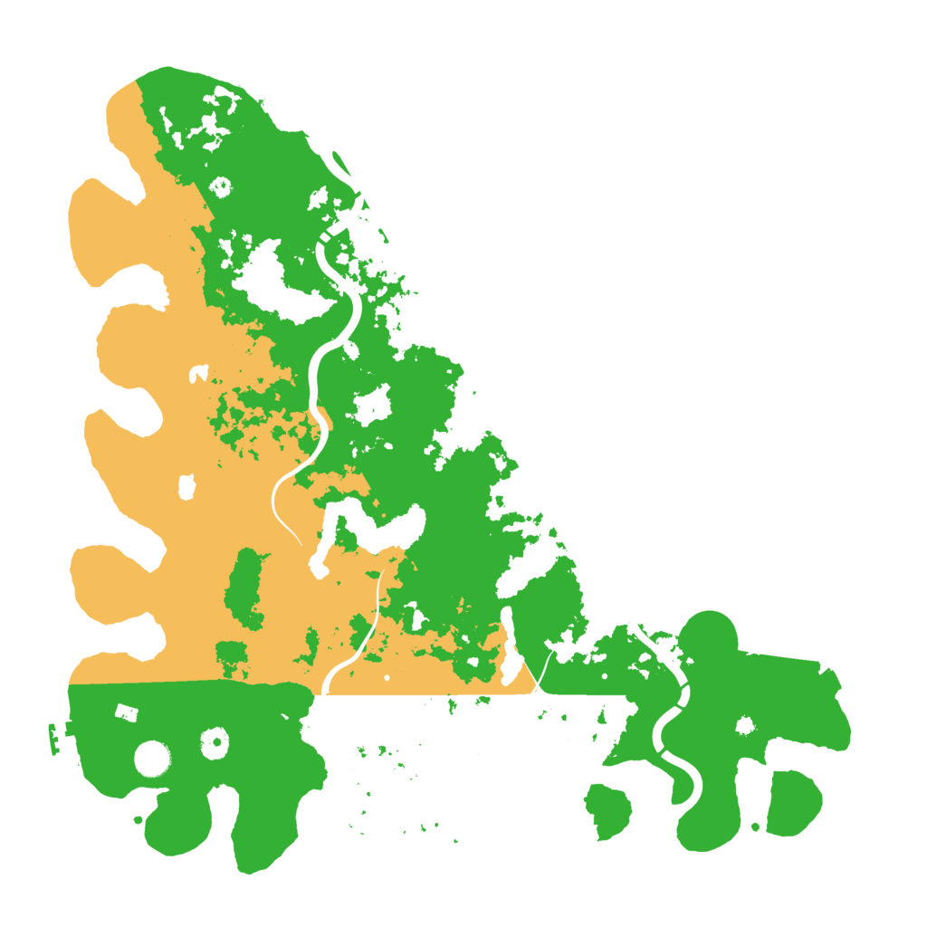 Biome Rust Map: Procedural Map, Size: 4500, Seed: 1886946871