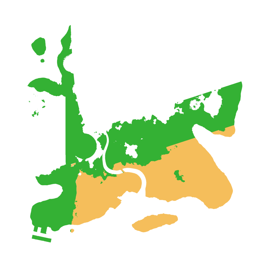 Biome Rust Map: Procedural Map, Size: 2733, Seed: 1561991999