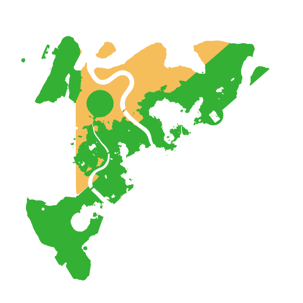 Biome Rust Map: Procedural Map, Size: 3000, Seed: 386952724