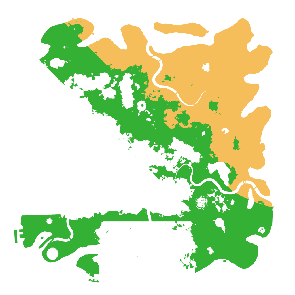 Biome Rust Map: Procedural Map, Size: 4500, Seed: 82593324