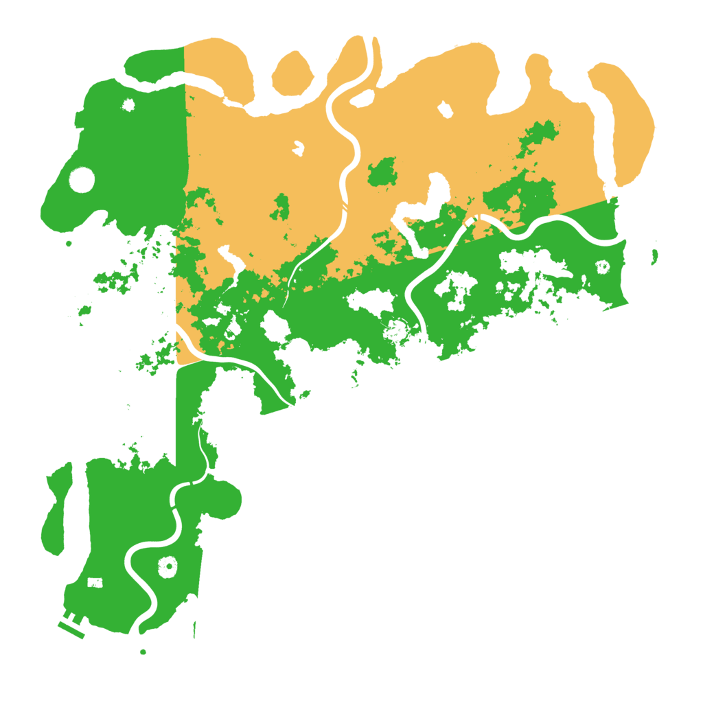 Biome Rust Map: Procedural Map, Size: 5000, Seed: 449195168