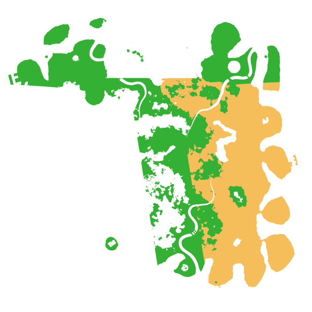Biome Rust Map: Procedural Map, Size: 4500, Seed: 366446251