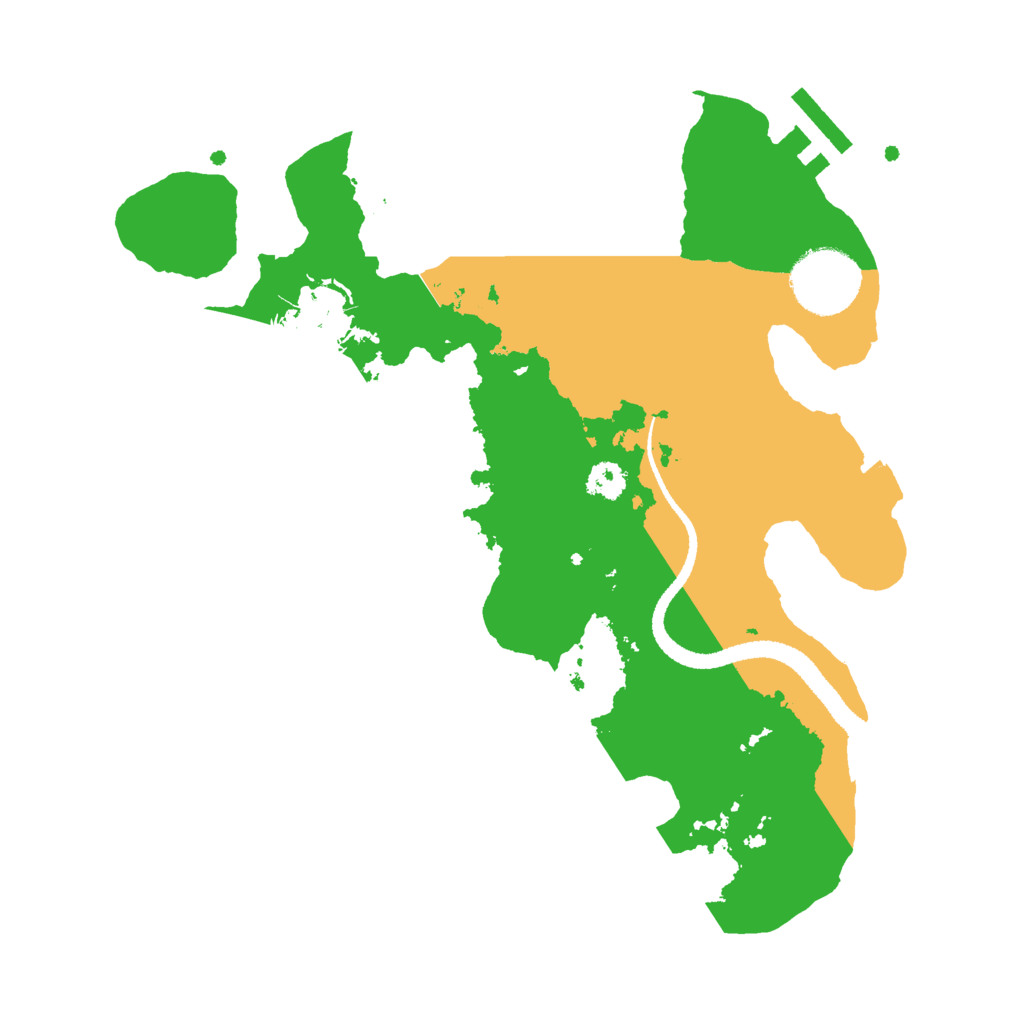 Biome Rust Map: Procedural Map, Size: 2700, Seed: 1115