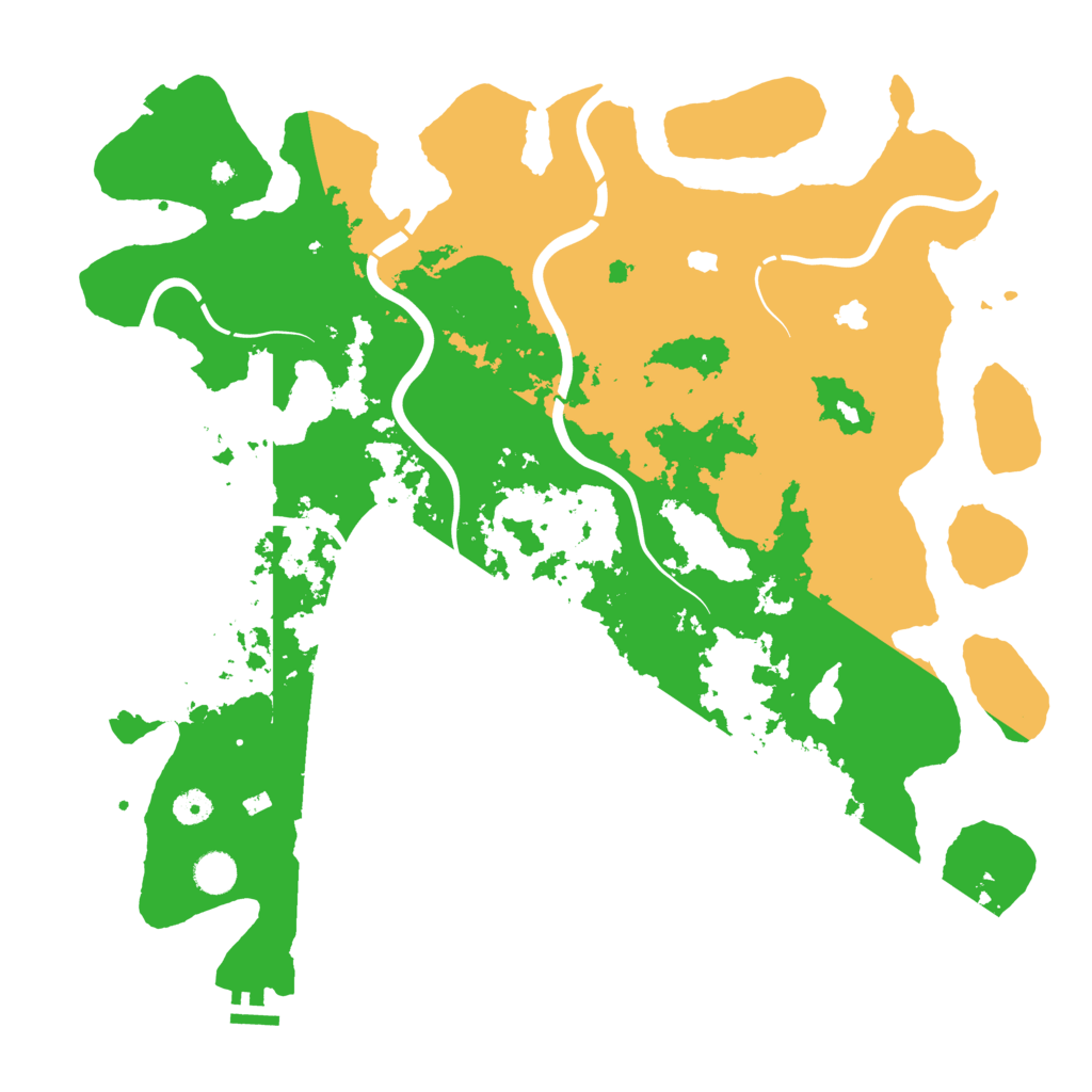 Biome Rust Map: Procedural Map, Size: 4500, Seed: 507236599