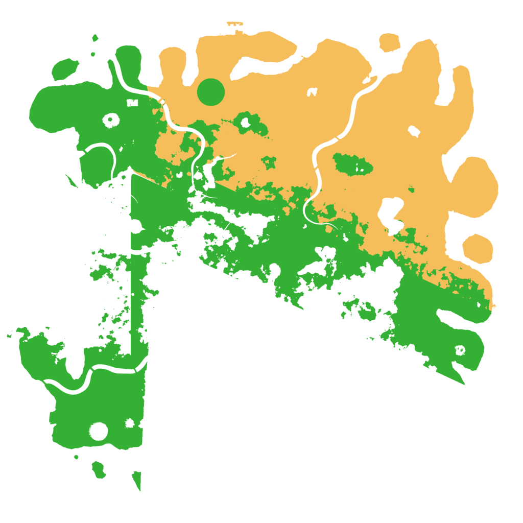 Biome Rust Map: Procedural Map, Size: 5000, Seed: 90935389