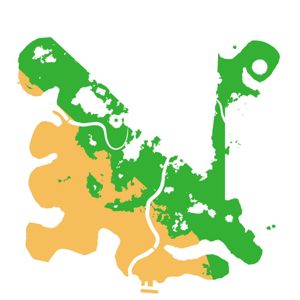 Biome Rust Map: Procedural Map, Size: 3500, Seed: 1412105248