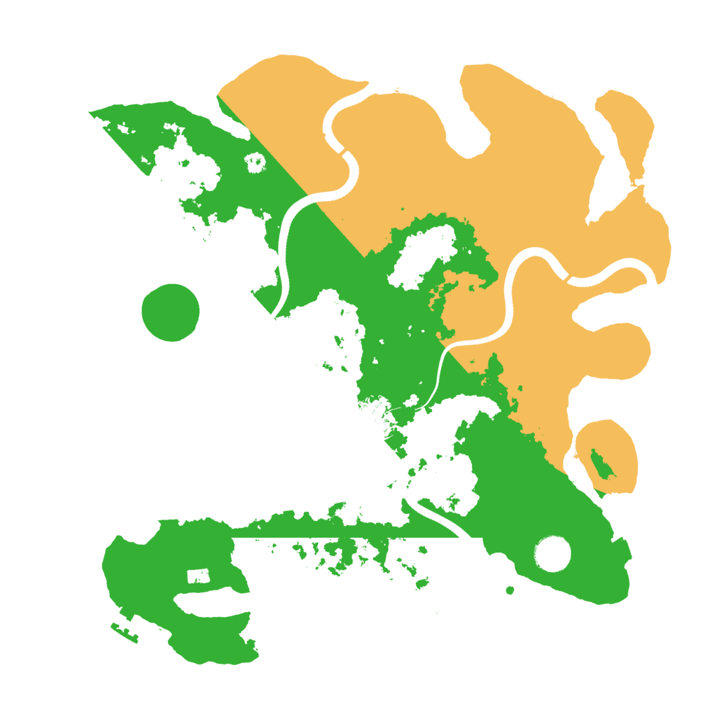 Biome Rust Map: Procedural Map, Size: 3500, Seed: 2022073031