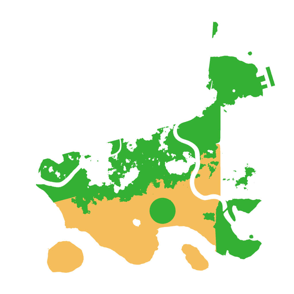 Biome Rust Map: Procedural Map, Size: 3000, Seed: 358902
