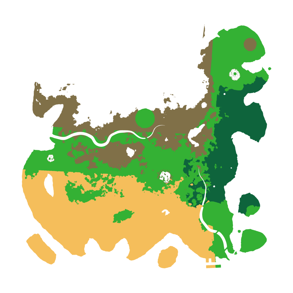 Biome Rust Map: Procedural Map, Size: 4000, Seed: 214114476