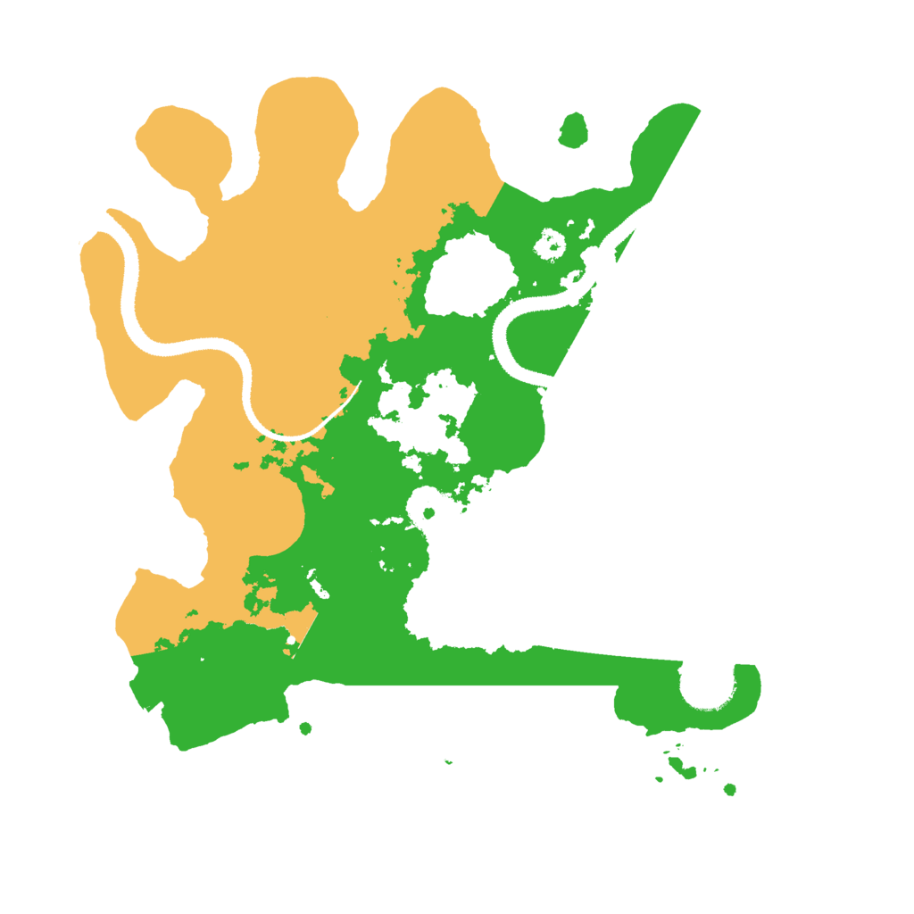 Biome Rust Map: Procedural Map, Size: 3000, Seed: 860125664