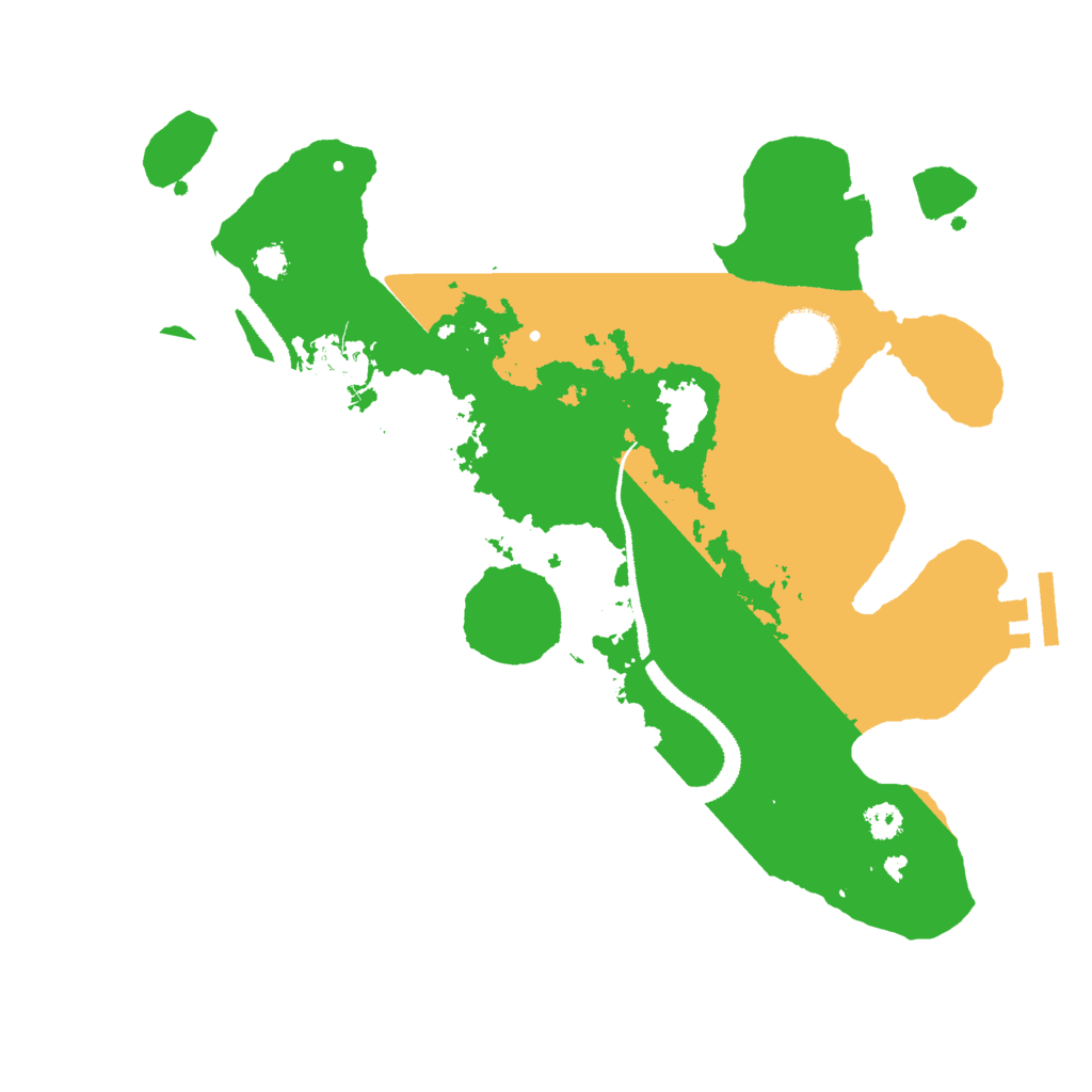 Biome Rust Map: Procedural Map, Size: 3000, Seed: 9512