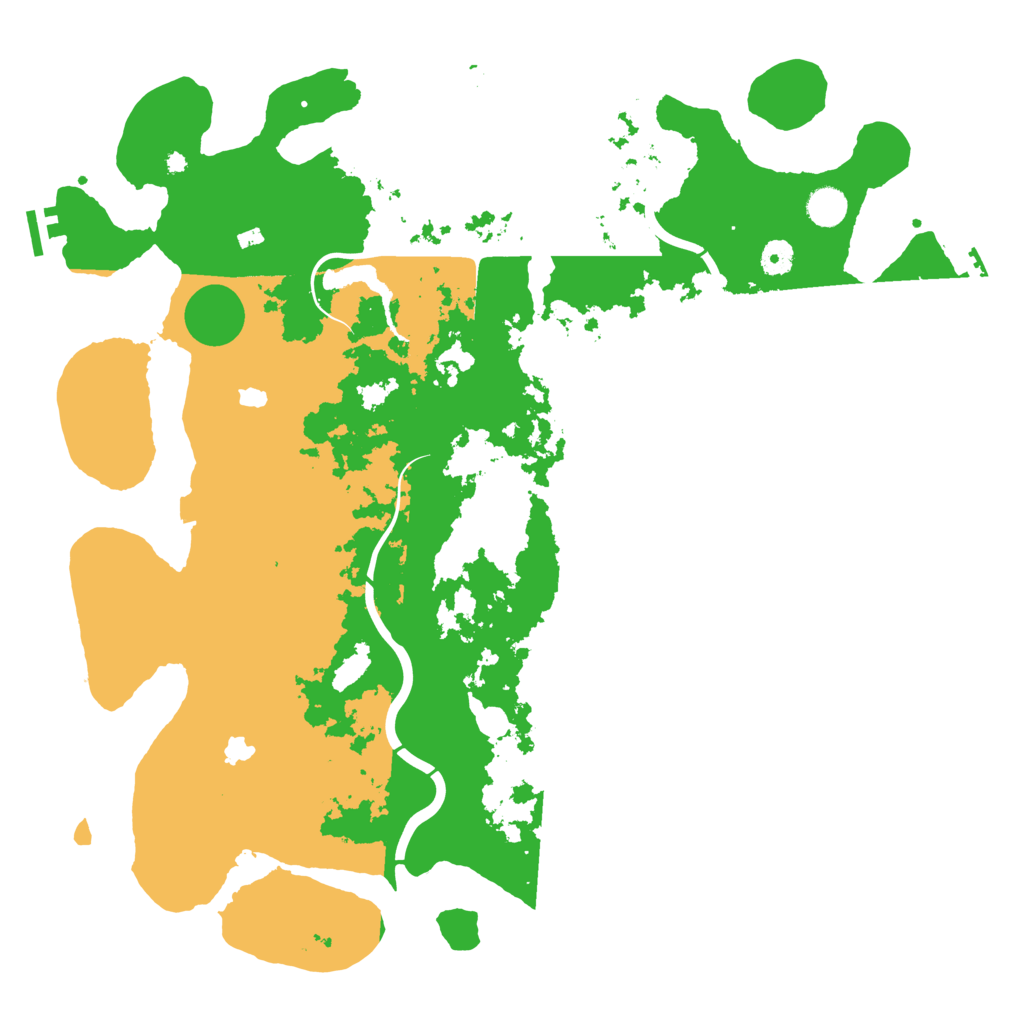 Biome Rust Map: Procedural Map, Size: 4500, Seed: 5486934