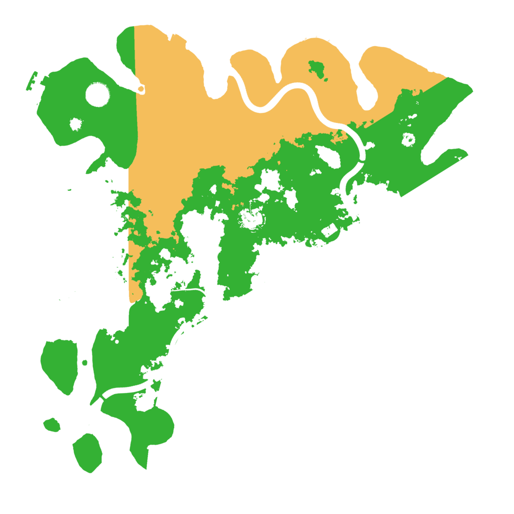 Biome Rust Map: Procedural Map, Size: 3750, Seed: 478098135