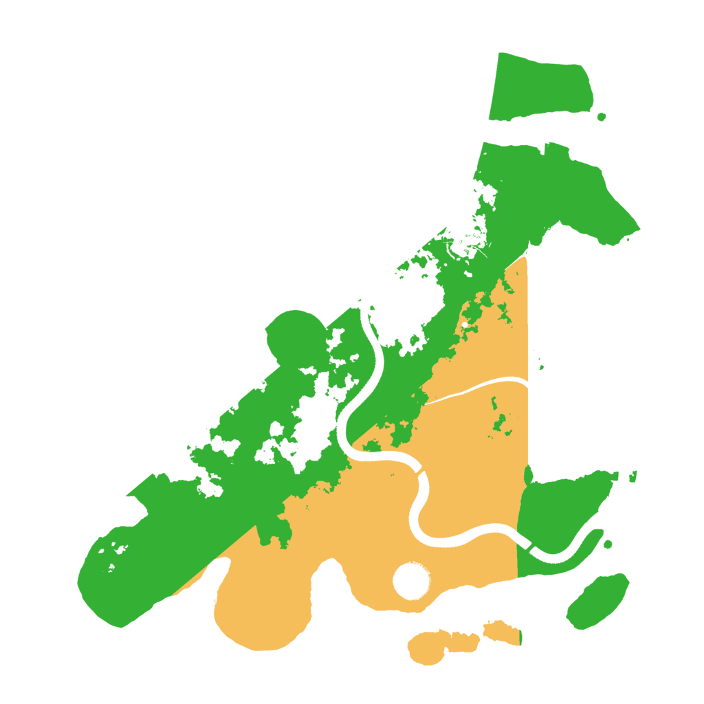 Biome Rust Map: Procedural Map, Size: 3350, Seed: 294857