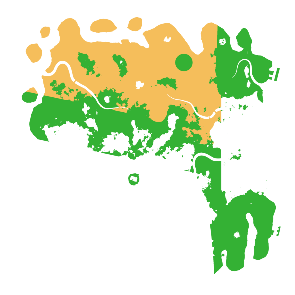 Biome Rust Map: Procedural Map, Size: 4500, Seed: 5563589
