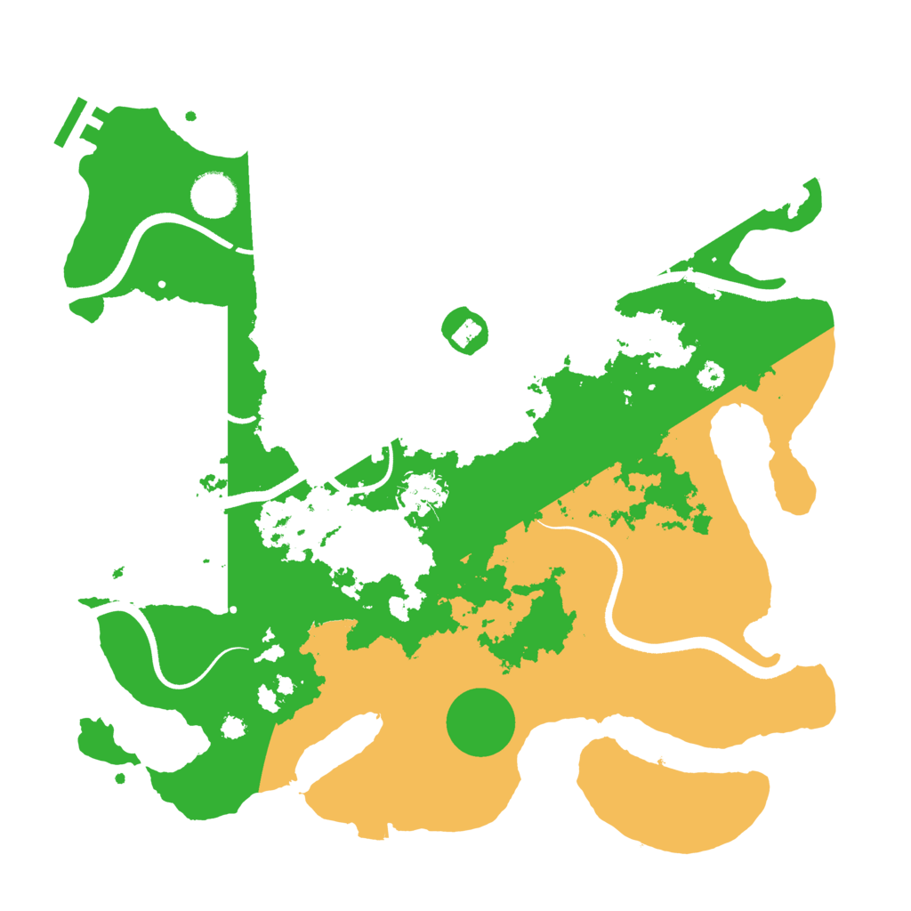 Biome Rust Map: Procedural Map, Size: 3500, Seed: 1433176515