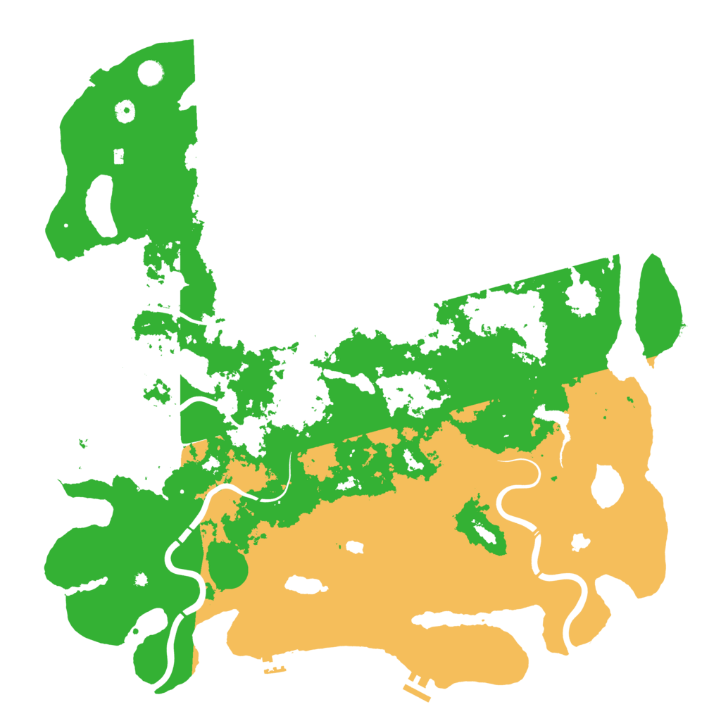 Biome Rust Map: Procedural Map, Size: 5000, Seed: 21851621