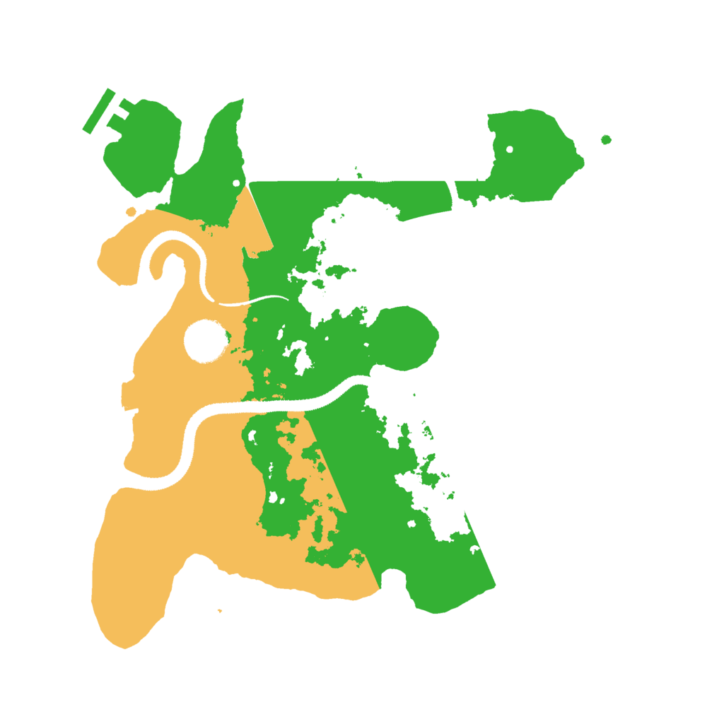 Biome Rust Map: Procedural Map, Size: 3000, Seed: 1824524409