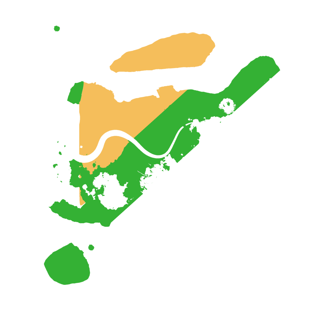 Biome Rust Map: Procedural Map, Size: 2200, Seed: 1203569743