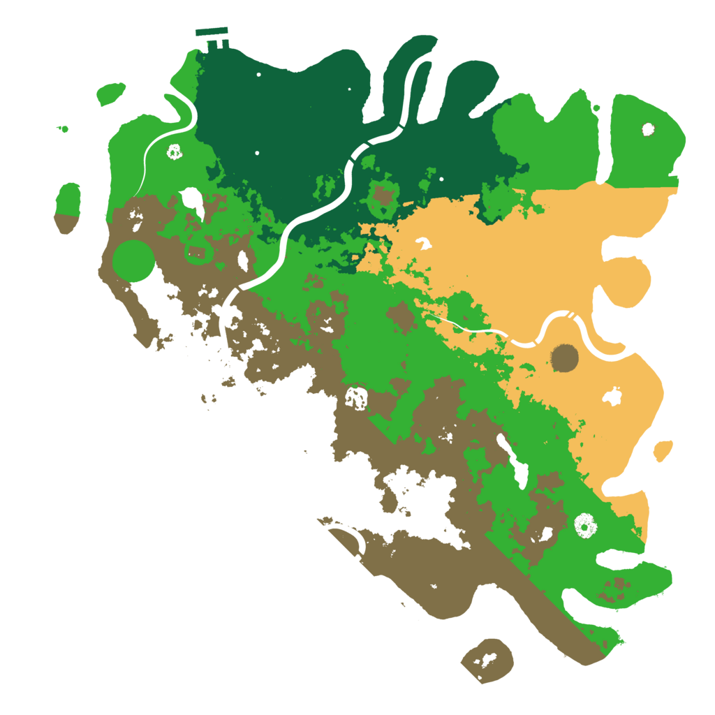 Biome Rust Map: Procedural Map, Size: 4500, Seed: 916375911