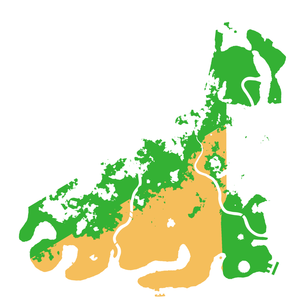 Biome Rust Map: Procedural Map, Size: 4500, Seed: 243248384