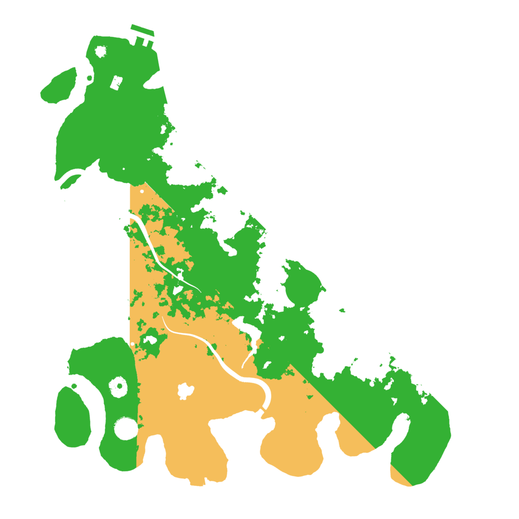 Biome Rust Map: Procedural Map, Size: 4000, Seed: 1349190156