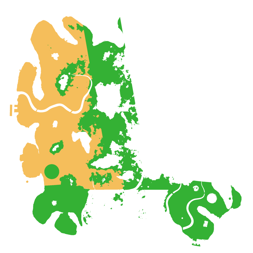 Biome Rust Map: Procedural Map, Size: 4500, Seed: 1062118603