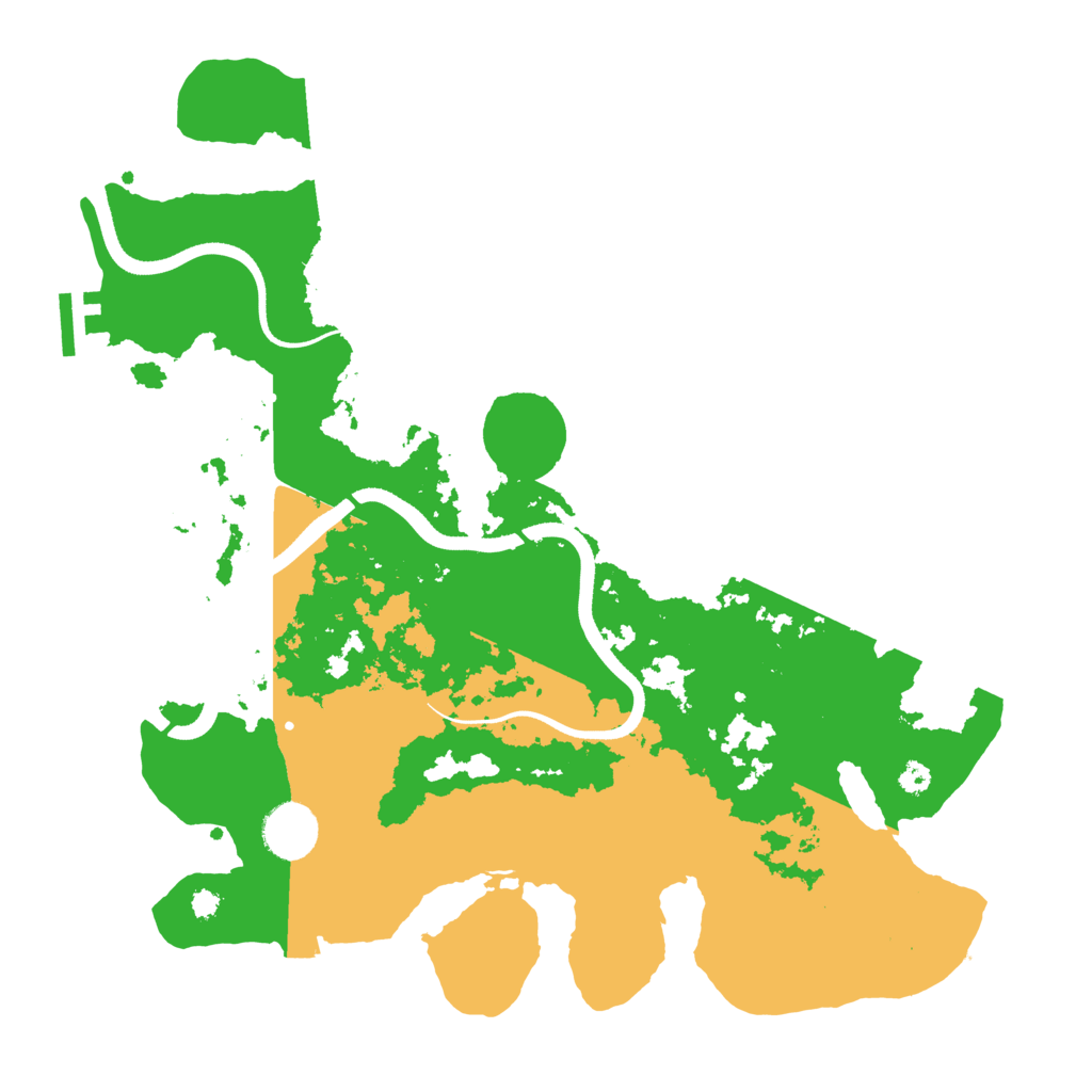 Biome Rust Map: Procedural Map, Size: 3500, Seed: 139496792