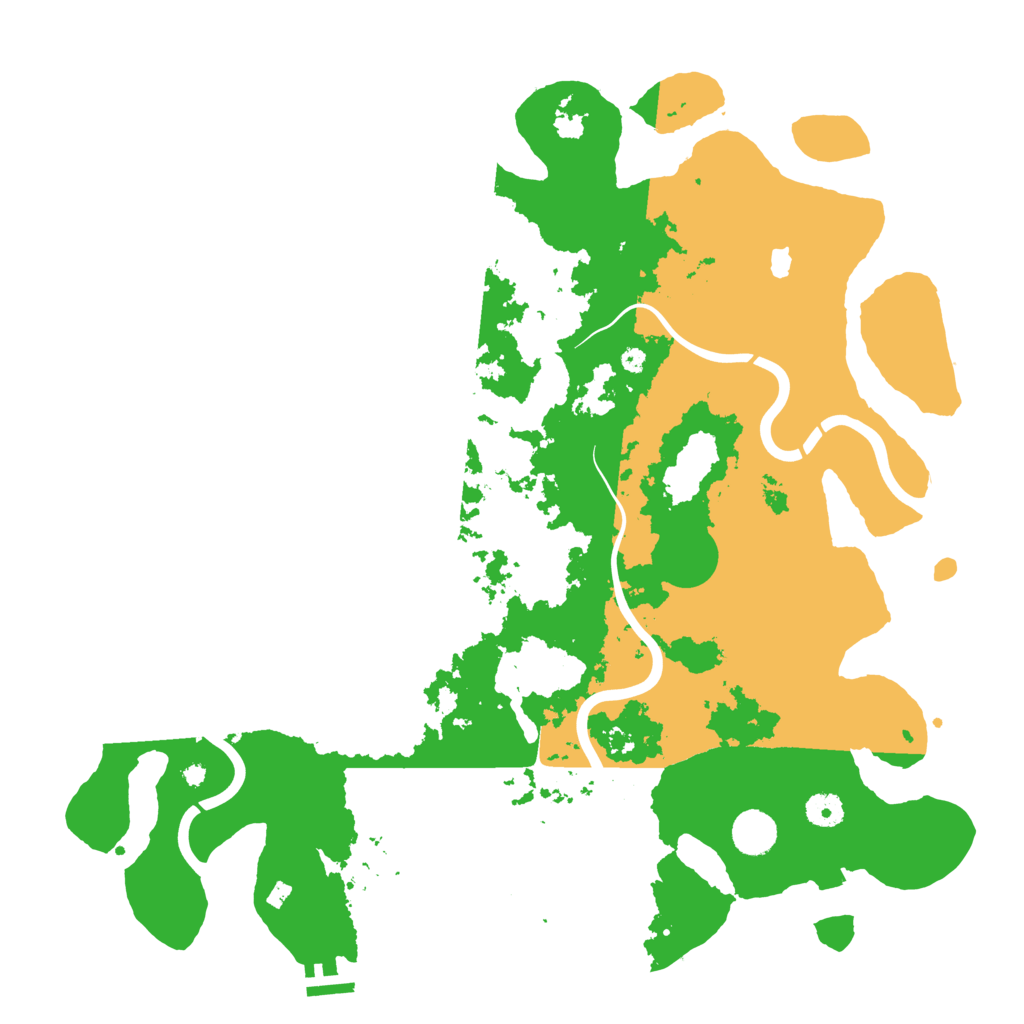 Biome Rust Map: Procedural Map, Size: 4250, Seed: 434272141