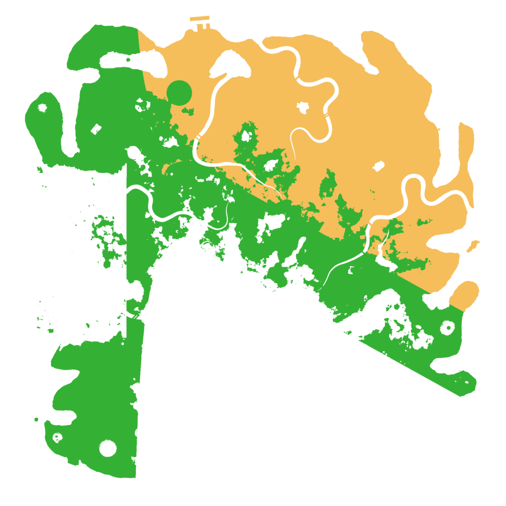 Biome Rust Map: Procedural Map, Size: 5250, Seed: 1466959858