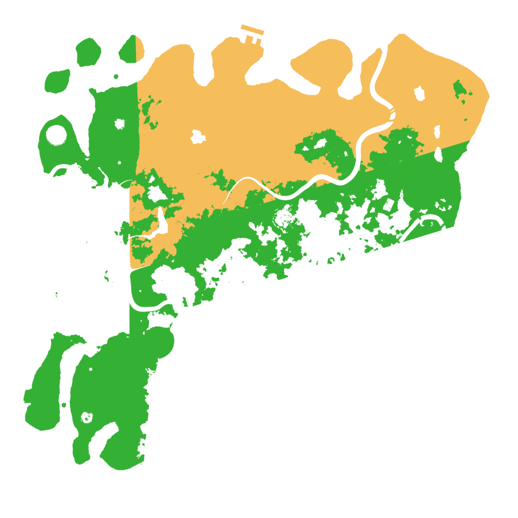 Biome Rust Map: Procedural Map, Size: 4500, Seed: 1309209684