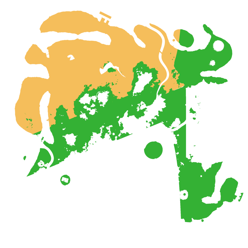 Biome Rust Map: Procedural Map, Size: 4000, Seed: 13137321