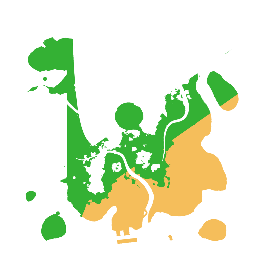 Biome Rust Map: Procedural Map, Size: 2750, Seed: 996696743