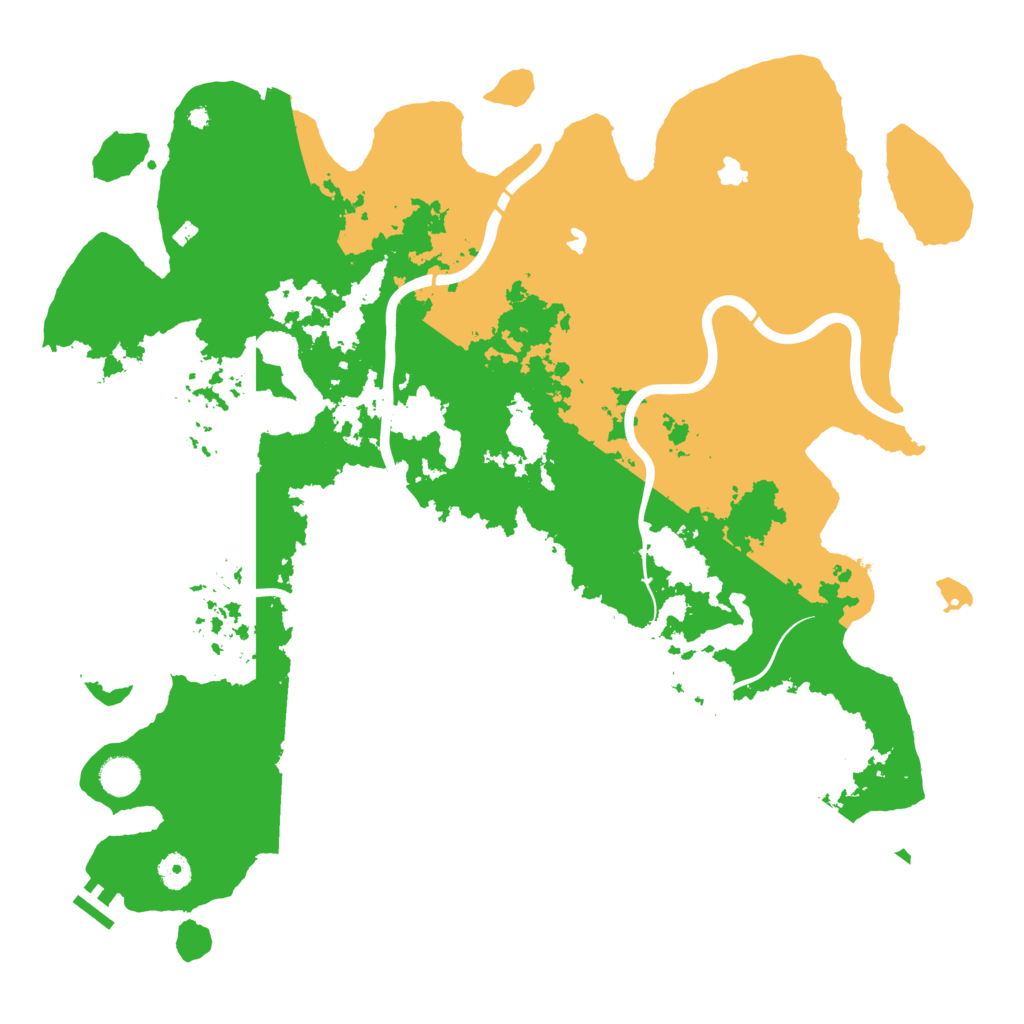 Biome Rust Map: Procedural Map, Size: 4500, Seed: 61222210